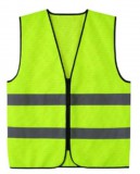 AUTOLIFE Láthatósági mellény - Neon színű, fényvisszaverő csíkokkal