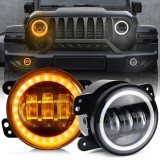 AUTOLIFE LED-es nappali menetfény és ködlámpa szett - 90 cm, 12V, index funkcióval