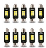 AUTOLIFE SMD-ROOF-3030-6SMD Szofita LED izzó - CANBUS - 12-24V - 41mm - 10db