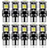 AUTOLIFE SMD-T10-5SMD helyzetjelző CANBUS LEd izzó - 12V - 10db