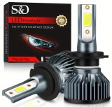 AUTOLIFE SMD-W15932-1 H7 V6 LED fényszóró szett - 24W - 12V - párban