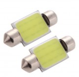 AUTOLIFE Sofita 10x39 mm fehér színű COB LED izzó - pár