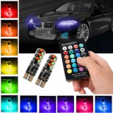 AUTOLIFE Távirányítós T10-RGB LED - 12V