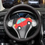 AUTOLIFE Valódi bőr kormányvédő - 38cm