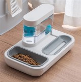 Automata etető és itató – 1,5l szürke-fehér