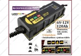 Automatic 6V - 12V AUTÓ MOTOR AKKUTÖLTŐ 120Ah INTELLIGENS AUTOMATA ÓLOMSAVAS ZSELÉS AGM 6/12V AKKUMULÁTORTÖLTŐ TÖLTÖTTSÉGVÉDŐ