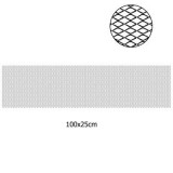 AUTOMAX Hűtőrács fekete (grill rács) 100x25cm AM9768