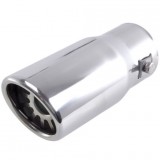 AUTOMAX Kipufogóvég kerek/ferde krómozott duplafalú 63mm AM1038