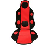 AUTOMAX Ülésvédő fekete-piros színű, kagyló és pilóta ülésekhez AM1601
