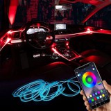 Autós beltéri LED világítás (APP vezérléssel, hangulatfény autókhoz)