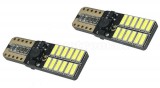 Autós Can-Bus LED izzó 24 db SMD LED-del fehér T10-24SMD