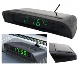 Autós napelemes digitális hőmérő és óra MM966201A-Solar