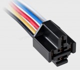 Autós relé foglalat kábellel védődiódával 40A