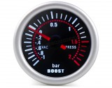 Autós sportműszer, turbo nyomás mérő, LED7707BK
