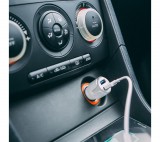 Autós szivargyújtó adapter 2 USB aljzattal - Fehér (MNC 54931WH)