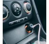 Autós szivargyújtó adapter 2 USB aljzattal - Fekete (MNC 54931BK)