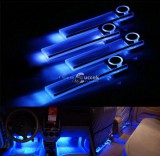 Autós szivargyújtóról működő kék belső LED világítás