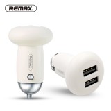 Autós töltő dupla USB portos Remax Mushroom-Head RCC210 2.1A fehér