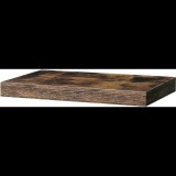 Autronic Fali polc, 40 cm, MDF, régi fa dekor, védőfóliába csomagolva (8591957692841)