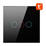 Avatto TS02-EU-B3 TUYA világításkapcsoló fekete (TS02-EU-B3)