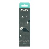 Avax AD601 CONNECT+ USB A - Type C adapter Black 5999574480415