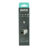 Avax AD604 CONNECT+ Type C 3.0 - Gigabit Ethernet adapter alumínium 5999574480606