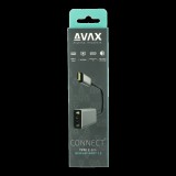 AVAX AD605 Connect Plus USB-C 3.1 apa - DisplayPort 1.2 anya Adapter (AD605)