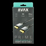 AVAX AV901 PRIME DisplayPort - DisplayPort 2.1 Kábel 2m - Szürke (AV901)