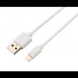 AVAX CB104W PURE USB A - Lightning kábel 2.1A fehér 1m (5999574480026) (5999574480026)