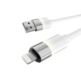 AVAX CB310 GLOWY 1m USB-A - Lightning fehér töltőkábel (AVAX_CB310)