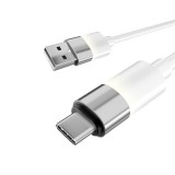 AVAX CB312 GLOWY 1m 18W USB-A - USB-C fehér gyorstöltő kábel (AVAX_CB312)