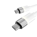 Avax CB317 GLOWY USB-C to USB-C cable 2m White AVAX_CB317