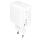AVAX CH602W SPEEDY+ 45W GaN 2x USB-C PD3.0 fehér gyors töltő adapter (AVAX CH602W)
