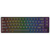 AVAX GM01 PRO 65% RGB tri-mode mechanikus billentyűzet Gateron piros switch