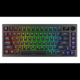 AVAX GM02 PRO 75% Gasket Yellow Switch Mechanikus Wireless USB-C RGB Billentyűzet HUN - Fekete (5999574480880)