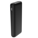 AVAX PB203 Vitality+ 20.000mAh Powerbank (PD 70W + QC 18W, Gyorstöltő, 2×USB-C + USB-A, Fekete) (AVAX_PB203)