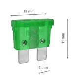 AVC Biztosíték késes 30A