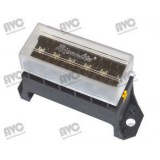 AVC Biztosíték tartó késes 6 biztosítékhoz alsó kivezetésű