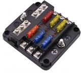 AVC Biztositék tartó led visszajelzéssel