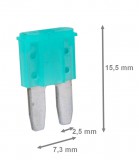 AVC Biztositék villás Mikro2 15A