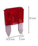 AVC Biztosíték villás mini 10A