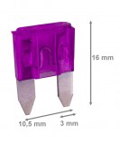 AVC Biztosíték villás mini 3A