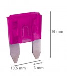 AVC Biztosíték villás mini 4A