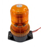 AVC Csavarozható ledes sárga villogó lámpa 10-110 V DC