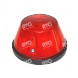 AVC Helyzetjelző lámpa piros izzós 53 mm magas