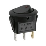 AVC Kapcsoló billenő gombos egy áramkörös LED Piros