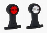 AVC LED egyenes gumi szélességjelző lámpa Piros-Fehér