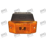 AVC LED Szélességjelző 12-24V sárga, 114 mm hosszú kihajló konzollal