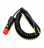 AVC Szivargyujtó dugó szerelt spirálkábellel