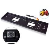 AVC Tolatókamera rendszámtábla keretbe integrálva IP66 340p 12V